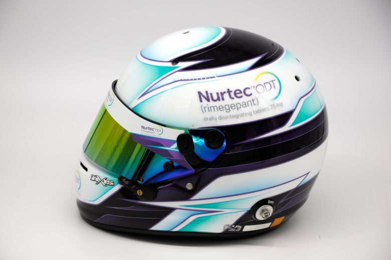 CONCORD, NORTH CAROLINA - JANUARY 19: : A detail of the helmet of NASCAR driver Cody Ware during NASCAR Production Days at Clutch Studios on January 19, 2022 in Concord, North Carolina. (Photo by Chris Graythen/Getty Images) | Getty Images