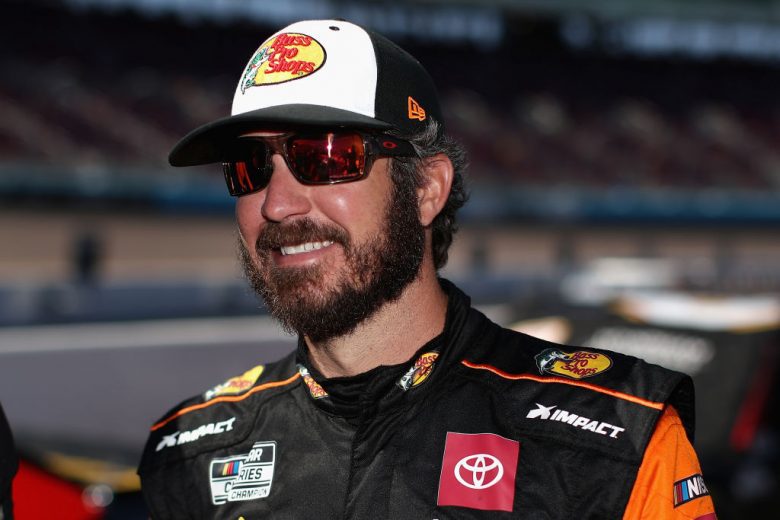 AVONDALE, ARIZONA - MARCH 07: Martin Truex Jr., driver of the #19 Bass Pro Shops Toyota, stands on the grid during qualifying for the NASCAR Cup Series FanShield 500 at Phoenix Raceway on March 07, 2020 in Avondale, Arizona. (Photo by Christian Petersen/Getty Images) | Getty Images