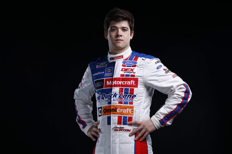 CONCORD, NORTH CAROLINA - JANUARY 18: NASCAR driver Harrison Burton poses for a photo during NASCAR Production Days at Clutch Studios on January 18, 2022 in Concord, North Carolina. (Photo by Jared C. Tilton/Getty Images) | Getty Images