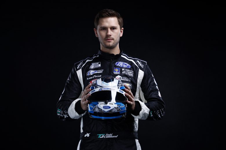 CONCORD, NORTH CAROLINA - JANUARY 19: NASCAR driver Todd Gilliland poses for a photo during NASCAR Production Days at Clutch Studios on January 19, 2022 in Concord, North Carolina. (Photo by Jared C. Tilton/Getty Images) | Getty Images