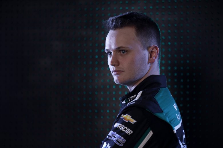 CONCORD, NORTH CAROLINA - JANUARY 18: NASCAR driver Justin Haley poses for a photo during the NASCAR Production Days at Clutch Studios on January 18, 2022 in Concord, North Carolina. (Photo by Jared C. Tilton/Getty Images) | Getty Images