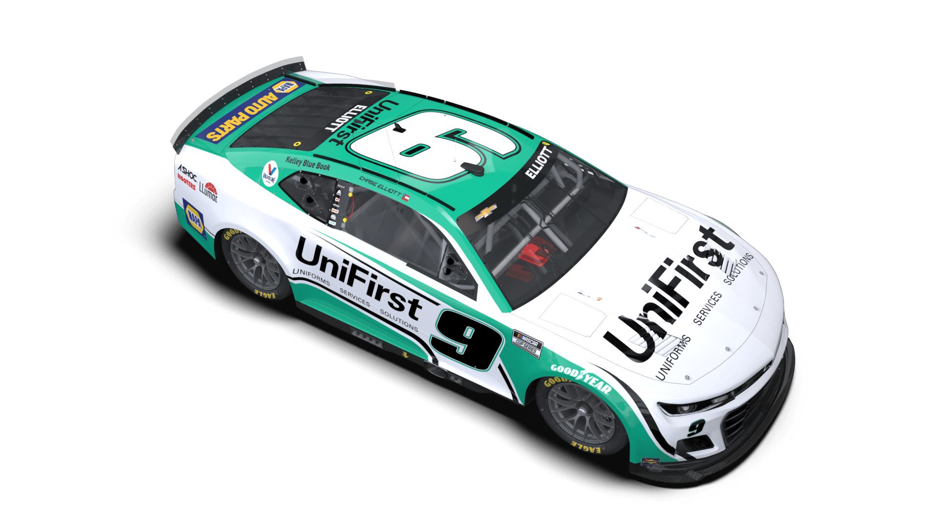 First look Chase Elliott's UniFirst paint scheme for 2022 NASCAR