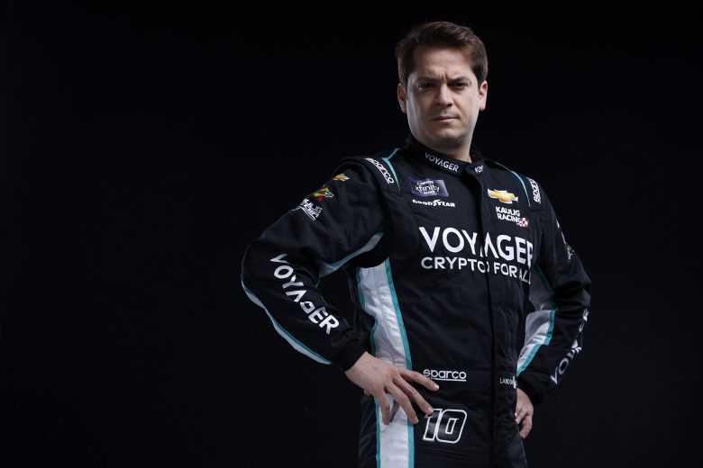 CONCORD, NORTH CAROLINA - JANUARY 18: NASCAR driver Landon Cassill poses for a photo during NASCAR Production Days at Clutch Studios on January 18, 2022 in Concord, North Carolina. (Photo by Jared C. Tilton/Getty Images) | Getty Images