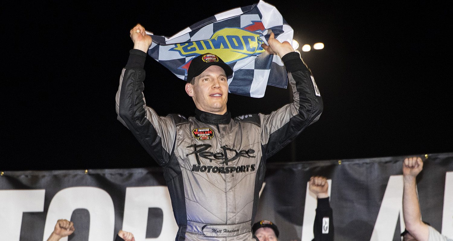 Matt Hirschman Wins Emotional John Blewett Iii Memorial 76 At New Smyrna Official Site Of Nascar
