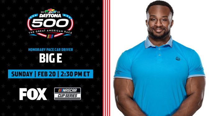 Featured Image for WWE Superstar Big E to serve as honorary pace car driver for Sunday’s 64th annual Daytona 500