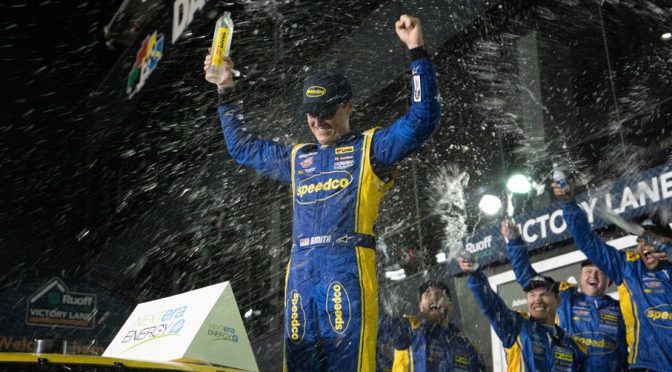 Zane Smith wins in overtime in Truck Series opener at Daytona