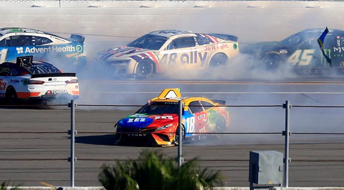 Featured Image for Kyle Busch powers through Stage 1 wreck to finish sixth in Daytona 500