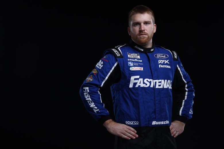 CONCORD, NORTH CAROLINA - JANUARY 18: NASCAR driver Chris Buescher poses for a photo during NASCAR Production Days at Clutch Studios on January 18, 2022 in Concord, North Carolina. (Photo by Jared C. Tilton/Getty Images) | Getty Images