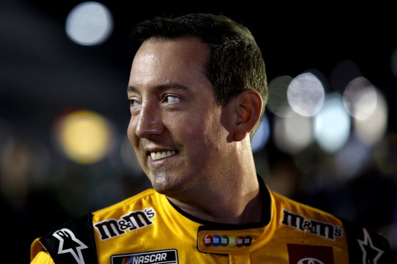 DAYTONA BEACH, FLORIDA - FEBRUARY 16: Kyle Busch, driver of the #18 M&M's Toyota, looks on during qualifying for the NASCAR Cup Series 64th Annual Daytona 500 at Daytona International Speedway on February 16, 2022 in Daytona Beach, Florida. (Photo by Sean Gardner/Getty Images) | Getty Images