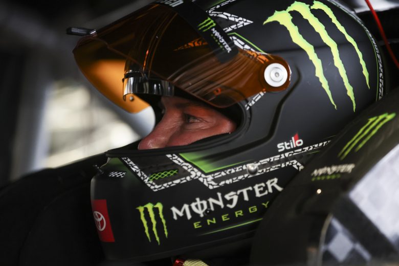 DAYTONA BEACH, FLORIDA - FEBRUARY 15: Kurt Busch, driver of the #45 Monster Energy Toyota, sits in his car in the garage area during practice for the NASCAR Cup Series 64th Annual Daytona 500 at Daytona International Speedway on February 15, 2022 in Daytona Beach, Florida. (Photo by James Gilbert/Getty Images) | Getty Images