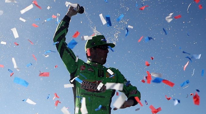 Featured image for Kyle Busch relishes NASCAR Cup Series return to Auto Club Speedway