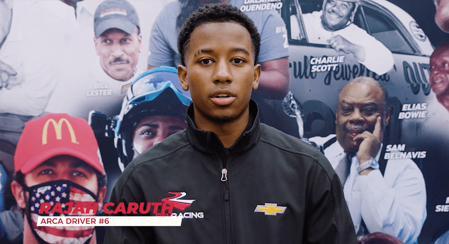 NASCAR Snapshot: Rajah Caruth races in ARCA Menards Series