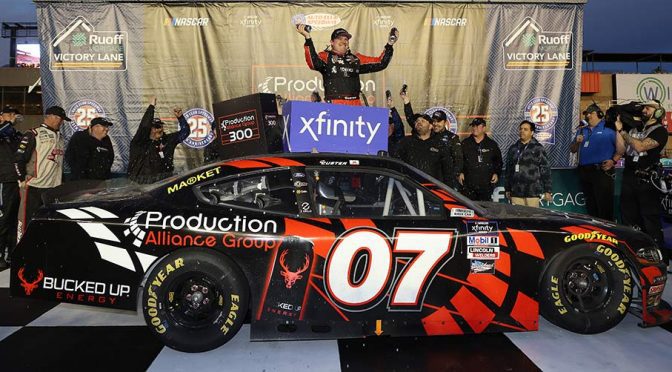 Featured Image for Cole Custer nets Xfinity Series win in third overtime at Auto Club