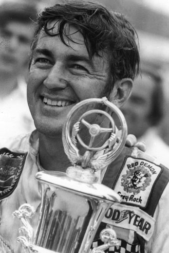 HAMPTON, GA — 1972: As part of an outstanding season on the NASCAR Cup tour, Bobby Allison visited victory lane in both the Atlanta 500 in March and the July Dixie 500 at Atlanta International Raceway. (Photo by ISC Images & Archives via Getty Images)
