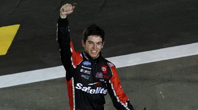 Featured Image for Chandler Smith powers to Camping World Truck Series win at Las Vegas with last-lap crossover
