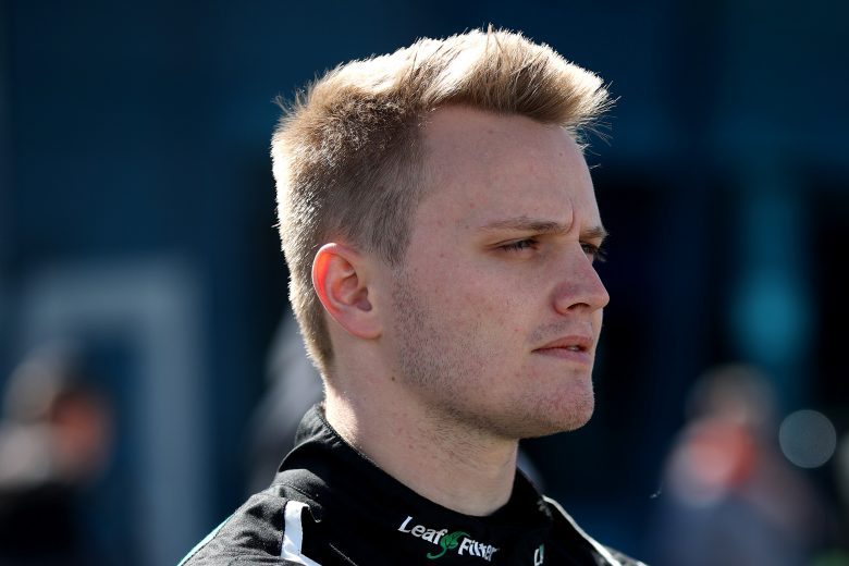 LAS VEGAS, NEVADA - MARCH 05: Justin Haley, driver of the #31 LeafFilter Gutter Protection Chevrolet, looks on during practice for NASCAR Cup Series Pennzoil 400 at Las Vegas Motor Speedway on March 05, 2022 in Las Vegas, Nevada. (Photo by Meg Oliphant/Getty Images) | Getty Images