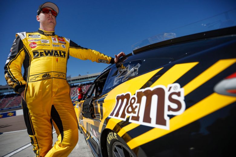 AVONDALE, ARIZONA - MARCH 12: Kyle Busch, driver of the #18 DeWalt Toyota, waits on the grid during practice for for the Ruoff Mortgage 500 at Phoenix Raceway on March 12, 2022 in Avondale, Arizona. (Photo by Sean Gardner/Getty Images) | Getty Images
