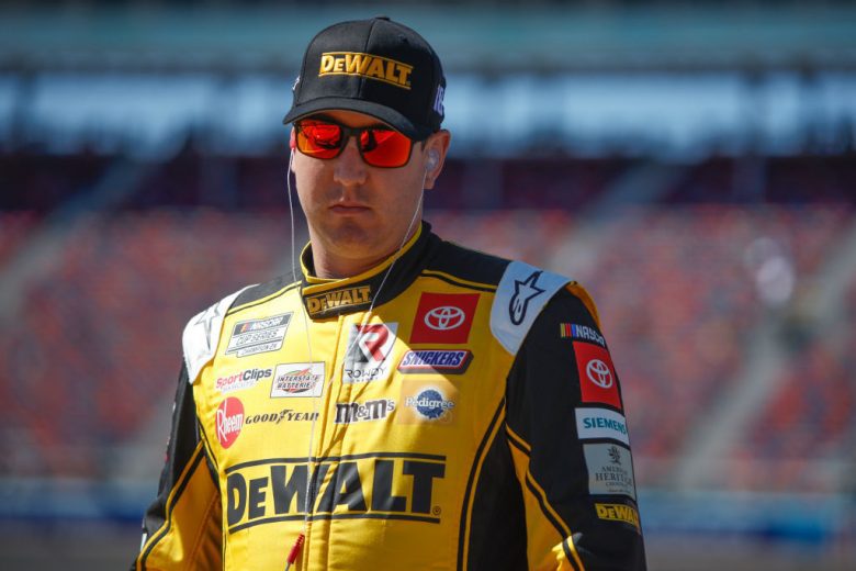 AVONDALE, ARIZONA - MARCH 12: Kyle Busch, driver of the #18 DeWalt Toyota, waits on the grid during practice for for the Ruoff Mortgage 500 at Phoenix Raceway on March 12, 2022 in Avondale, Arizona. (Photo by Sean Gardner/Getty Images) | Getty Images