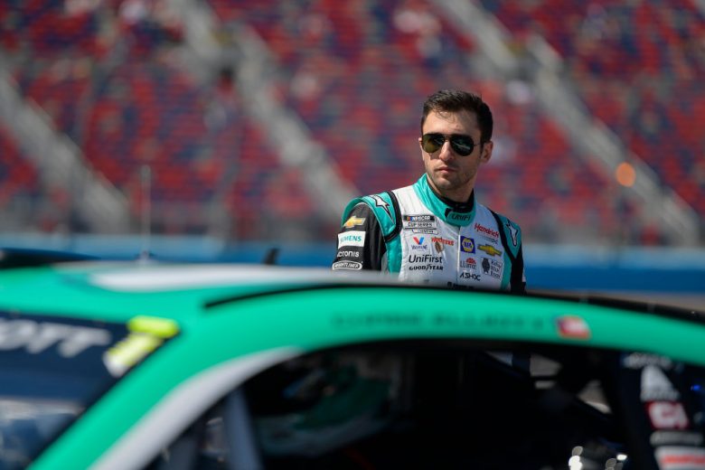 AVONDALE, ARIZONA - MARCH 12: Kyle Larson, driver of the #5 Valvoline Chevrolet, waits on the grid during qualifying for the Ruoff Mortgage 500 at Phoenix Raceway on March 12, 2022 in Avondale, Arizona. (Photo by Logan Riely/Getty Images) | Getty Images