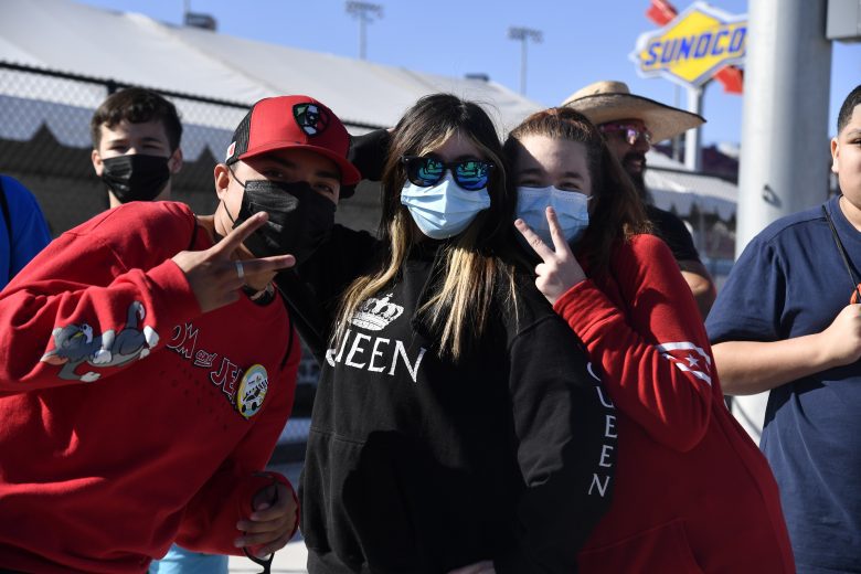 AVONDALE, ARIZONA - MARCH 13: Career immersion with Boys & Girls Clubs of the Valley. Photos of kids walking through infield, interacting with crew members and other industry representatives. during at Phoenix Raceway on March 13, 2022 in Avondale, Arizona. (Photo by Logan Riely/Getty Images) | Getty Images