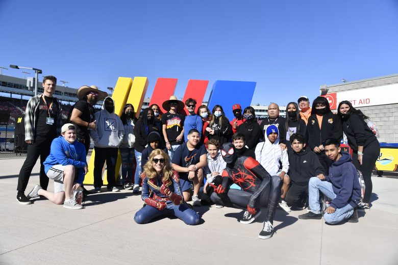 AVONDALE, ARIZONA - MARCH 13: Career immersion with Boys & Girls Clubs of the Valley. Photos of kids walking through infield, interacting with crew members and other industry representatives. during at Phoenix Raceway on March 13, 2022 in Avondale, Arizona. (Photo by Logan Riely/Getty Images) | Getty Images