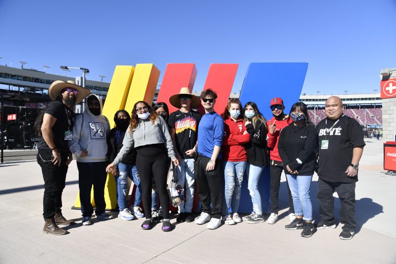 AVONDALE, ARIZONA - MARCH 13: Career immersion with Boys & Girls Clubs of the Valley. Photos of kids walking through infield, interacting with crew members and other industry representatives. during at Phoenix Raceway on March 13, 2022 in Avondale, Arizona. (Photo by Logan Riely/Getty Images) | Getty Images