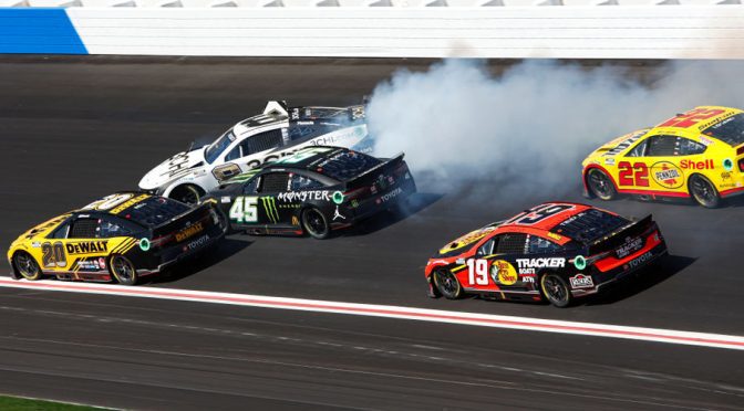 Featured Image for Tyler Reddick sets off multi-car wreck in Stage 2 at Atlanta
