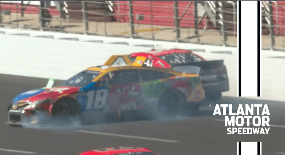 Austin Dillon, Kyle Busch collide at Atlanta
