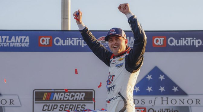 Featured image for William Byron surges to Atlanta win ahead of last-lap crashes