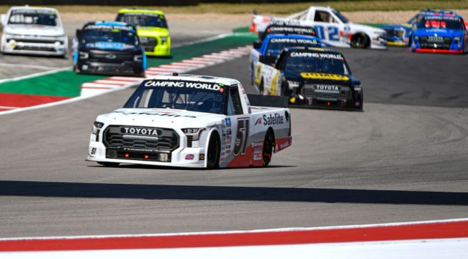 Featured image for Three-wide clanger in COTA overtime leaves Bowman, Busch, Friesen on empty