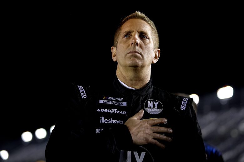DAYTONA BEACH, FLORIDA - FEBRUARY 16: Greg Biffle, driver of the #44 Grambling State University Chevrolet, stands on the grid during qualifying for the NASCAR Cup Series 64th Annual Daytona 500 at Daytona International Speedway on February 16, 2022 in Daytona Beach, Florida. (Photo by Sean Gardner/Getty Images) | Getty Images