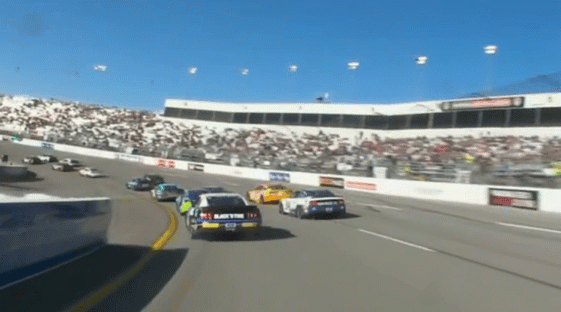 Into the wall goes Cody Ware.
