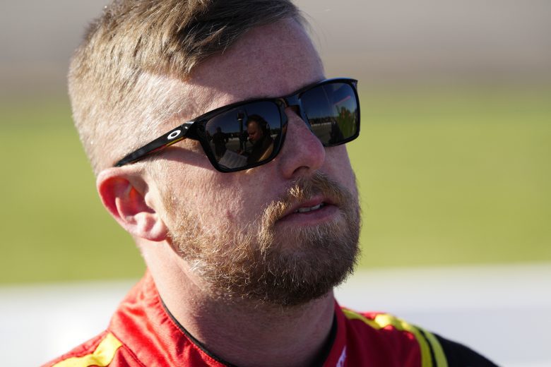RICHMOND, VIRGINIA - APRIL 02: Justin Allgaier, driver of the #7 BRANDT Chevrolet, waits on the grid during practice for the NASCAR Xfinity Series ToyotaCare 250 at Richmond Raceway on April 02, 2022 in Richmond, Virginia. (Photo by Jacob Kupferman/Getty Images) | Getty Images