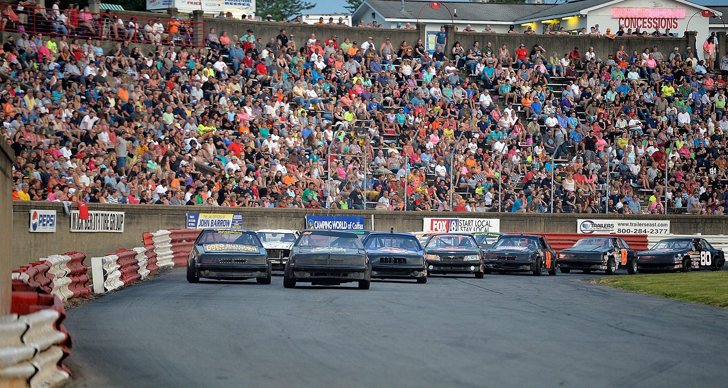 WINSTON SALEM, NC - AUGUST 15: during the 1,000th NASCAR race at Bowman Gray Stadium on August 15, 2015 in Winston Salem, North Carolina. (Photo by Grant Halverson/NASCAR via Getty Images)