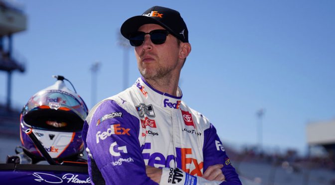 Featured Image for Denny Hamlin helps kick off Charlotte Motor Speedway’s 2022 Mission 600