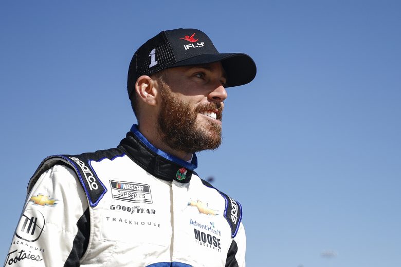 RICHMOND, VIRGINIA - APRIL 02: Ross Chastain, driver of the #1 ONX Homes/iFly Chevrolet, walks the grid during practice for the NASCAR Cup Series Toyota Owners 400 at Richmond Raceway on April 02, 2022 in Richmond, Virginia. (Photo by Jared C. Tilton/Getty Images) | Getty Images