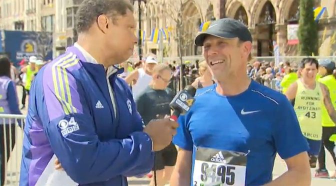Hall of Fame nominee Matt Kenseth completes Boston Marathon, edges Johnson’s time