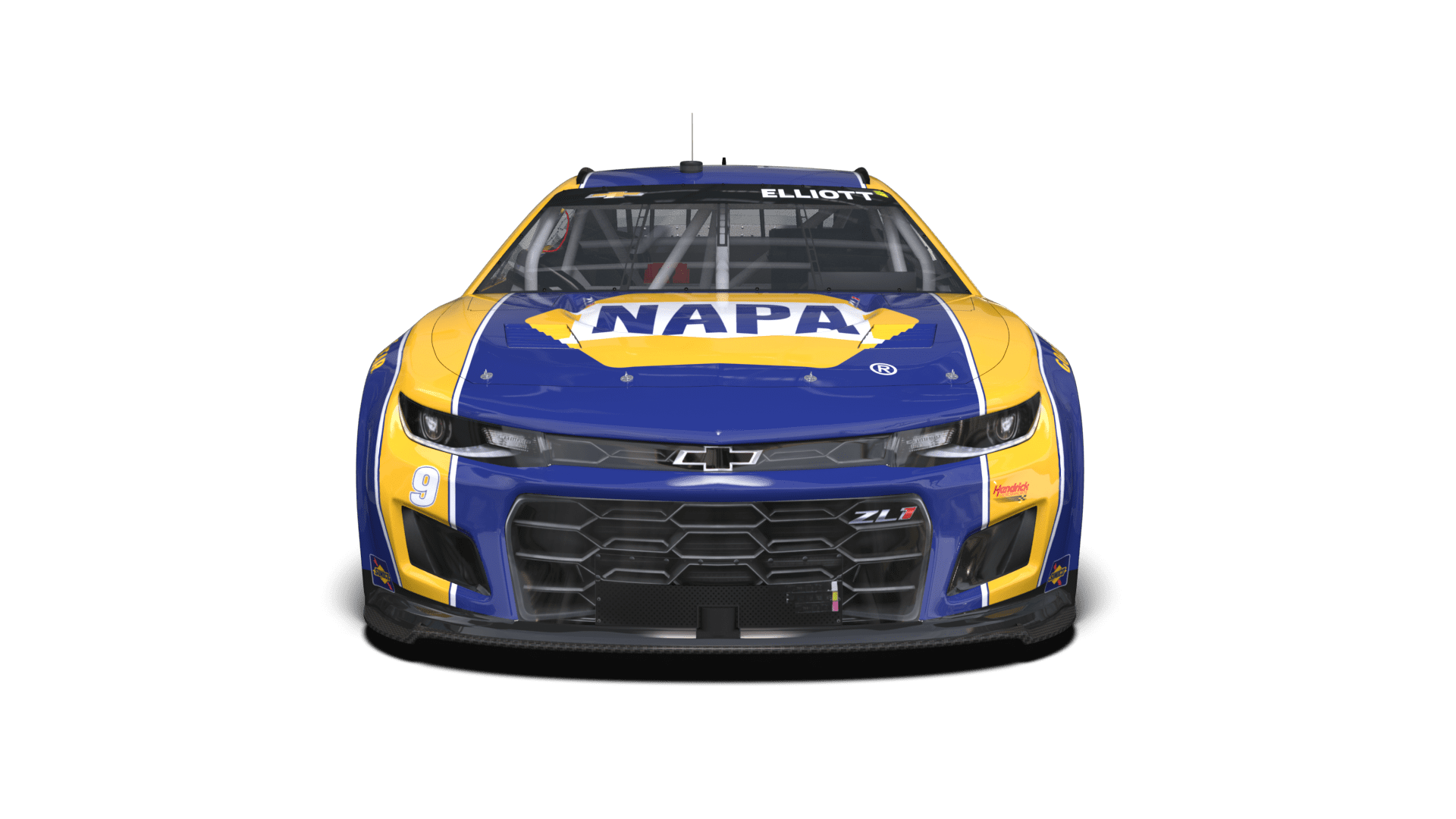 First look Chase Elliott Darlington throwback paint scheme NASCAR
