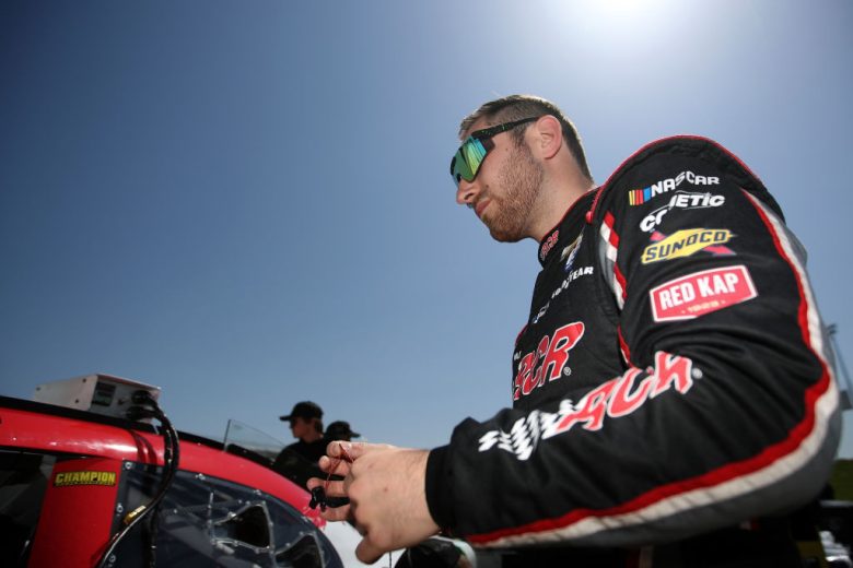 DOVER, DELAWARE - APRIL 29: Kaz Grala, driver of the #48 Big Machine Spiked Coolers Chevrolet, prepares to practice for the NASCAR Xfinity Series A-GAME 200 at Dover Motor Speedway on April 29, 2022 in Dover, Delaware. (Photo by Sean Gardner/Getty Images) | Getty Images