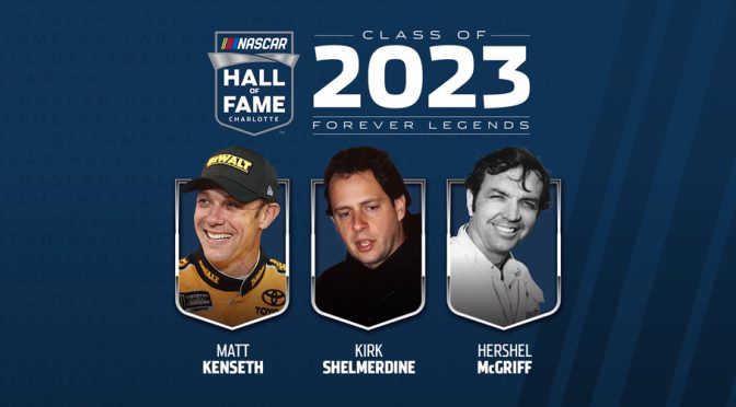 Featured image for Kenseth, Shelmerdine and McGriff voted as Hall of Fame’s Class of 2023