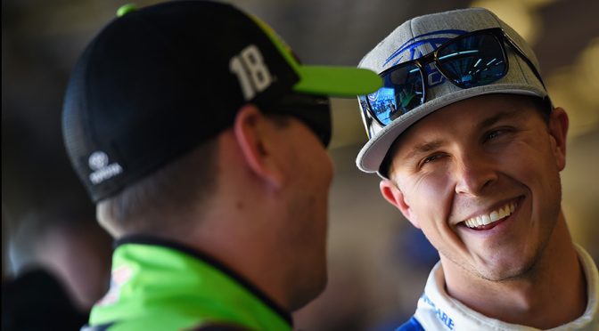 Trevor Bayne on standby for Kyle Busch at Darlington, Kansas