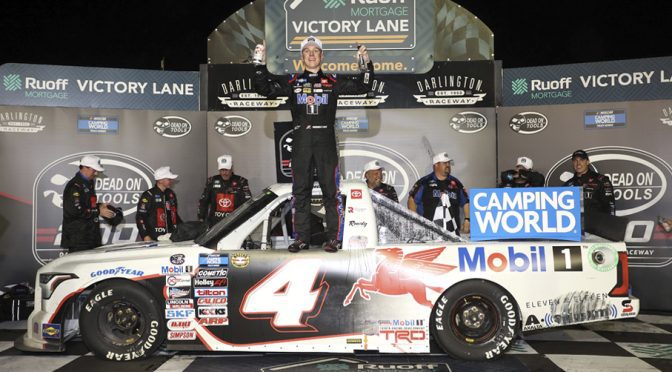 John Hunter Nemechek grabs first win of 2022 at Darlington