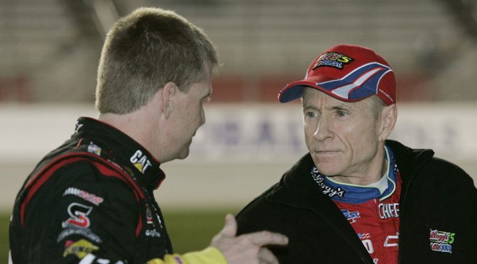 Featured image for Teammates again: Mark Martin, Jeff Burton join Mamba Smith on new podcast venture