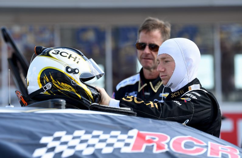 DARLINGTON, SOUTH CAROLINA - MAY 07: Tyler Reddick, driver of the #8 3CHI Chevrolet, prepares to practice for the NASCAR Cup Series Goodyear 400 at Darlington Raceway on May 07, 2022 in Darlington, South Carolina. (Photo by Emilee Chinn/Getty Images) | Getty Images