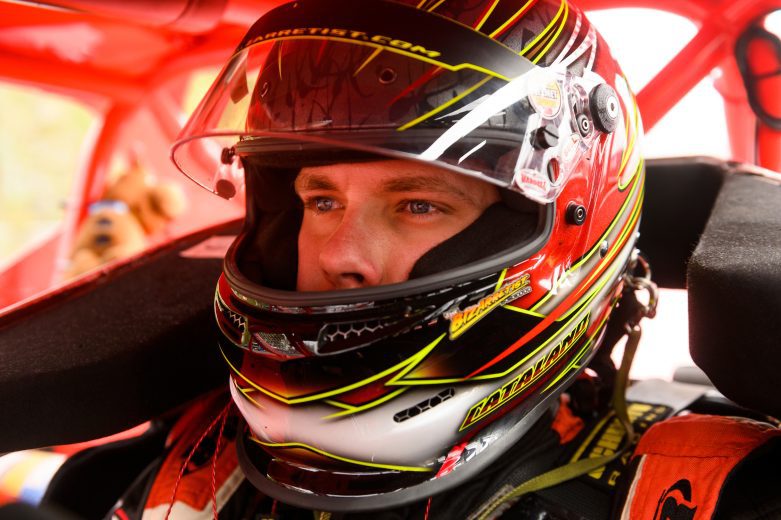 Tommy Catalano, driver of the #54 FX Caprara during the Miller Lite 200 for the Whelen Modified Tour at Riverhead Raceway on May 14, 2022 in Riverhead, New York. (Mike Lawrence/NASCAR)