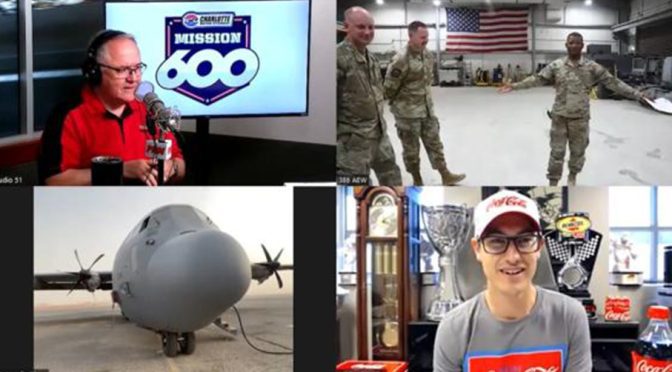 Featured image for Joey Logano visits virtually with 386th Air Expeditionary Wing, Ali Al Salem Air Base