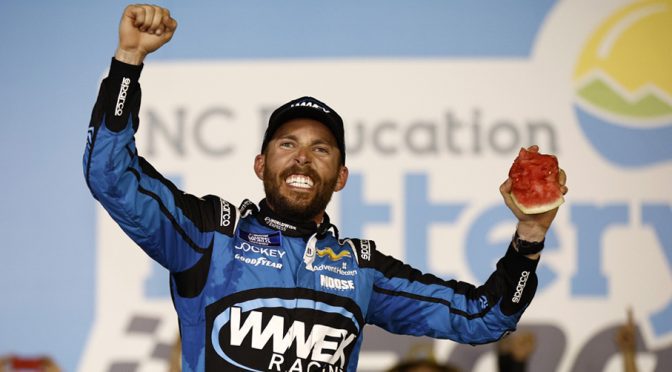 Ross Chastain scores OT victory in Truck Series race at Charlotte