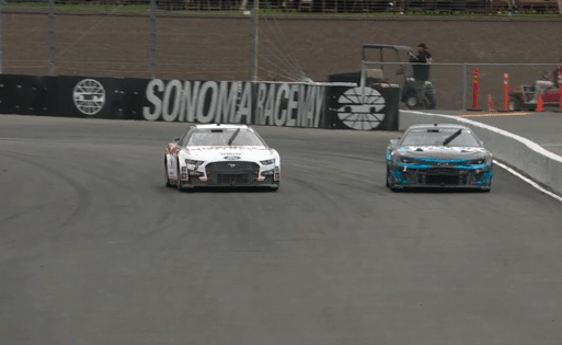 Contact—with Ross Chastain? Must be a trend.