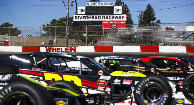 A general view in front of the Miller Lite 200 for the Whelen Modified Tour at Riverhead Raceway on September 18, 2021 in Riverhead, New York. (Adam Glanzman/NASCAR)