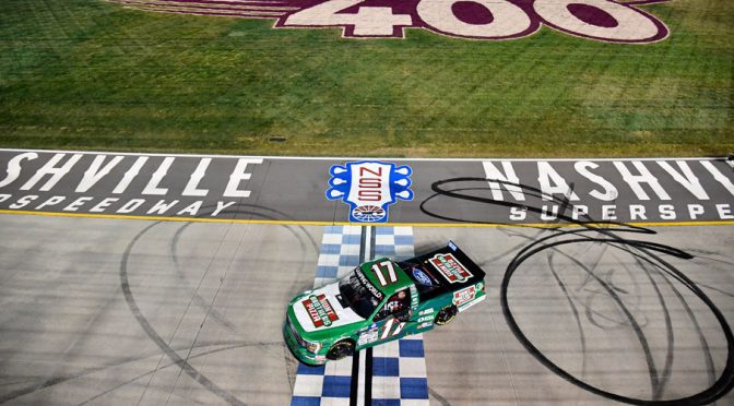 Ryan Preece wins Truck Series race at Nashville Superspeedway